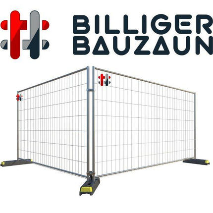 Bauzaun / Mobilzaun 3,45 x 2,00m Standard Bauzaun BilligerBauzaun