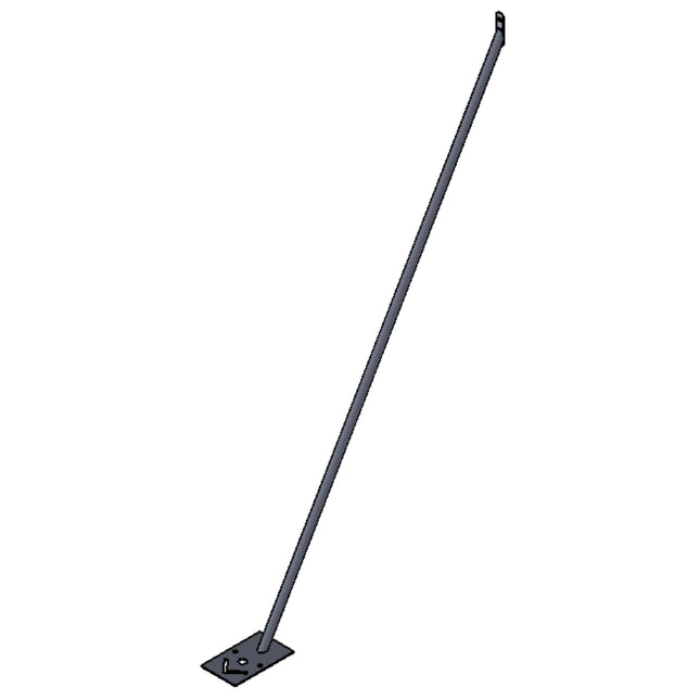 Bauzaun Stützstrebe / Windstützstrebe für Bauzaun (Profi) Bauzaun Strebe BilligerBauzaun.