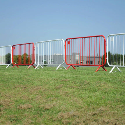 Absperrgitter 230x110cm (light) - Rot / Weiß Absperrgitter BilligerBauzaun