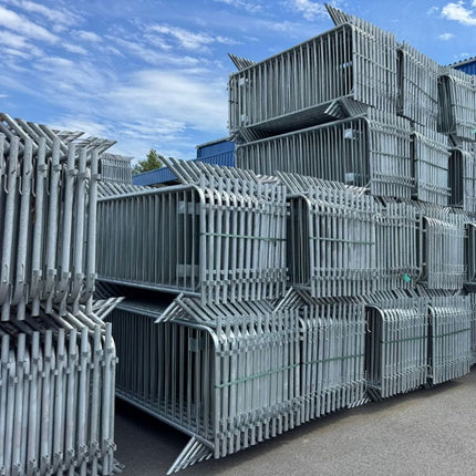 Absperrgitter Event 2,5 x 1,1m | Feuerverzinkt | B-Ware Absperrgitter B-Ware BilligerBauzaun. 