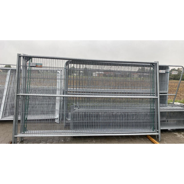 Bauzaun engmaschig 345x200cm (Anticlimb, High Security) Profi Premium - (B-Ware) Bauzaun Engmaschig BilligerBauzaun 
