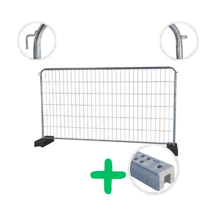 Bauzaun Rund 100m Mobilzaun Profi Rund Bauzaun Runde ecken BilligerBauzaun. 