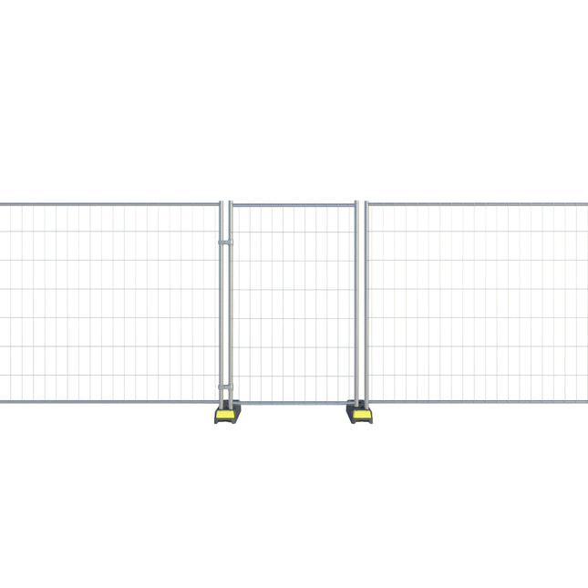 Mobilzauntür / Bauzauntür ohne Schloss 1,25 x 2,00m Bauzauntür BilligerBauzaun 