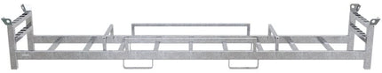 Lager- und Transporttraverse für 10 Mobilzäune und 10 Fußplatten Transport / Organisation BilligerBauzaun. 