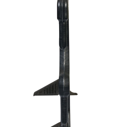 Schrankenzaun 200x110cm (Schwarz) + integrierte Füße Schrankenzaun HDPE BilligerBauzaun 