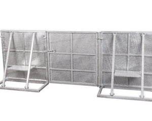 Bühnengitter -Tür Bühnengitter Tür BilligerBauzaun. 