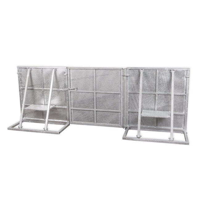 Bühnengitter -Tür Bühnengitter Tür BilligerBauzaun. 