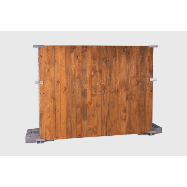 Holzbauzaun 2,5 × 2,0 m – extra stabil dank 3-facher Gegenlattung Holzbauzaun BilligerBauzaun. 