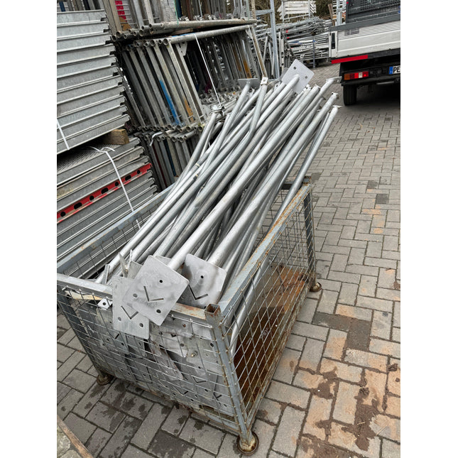 Bauzaun Stützstrebe / Windstützstrebe für Bauzaun - (B-Ware / Gebraucht ) Bauzaun Strebe BilligerBauzaun. 