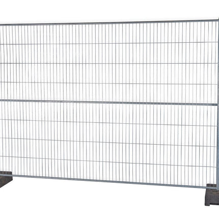 Mobilzaun Exklusiv 3,5x2,5m hoch. Vollfeuerverzinkt, Masche 50x300 Bauzaun Maxi BilligerBauzaun 