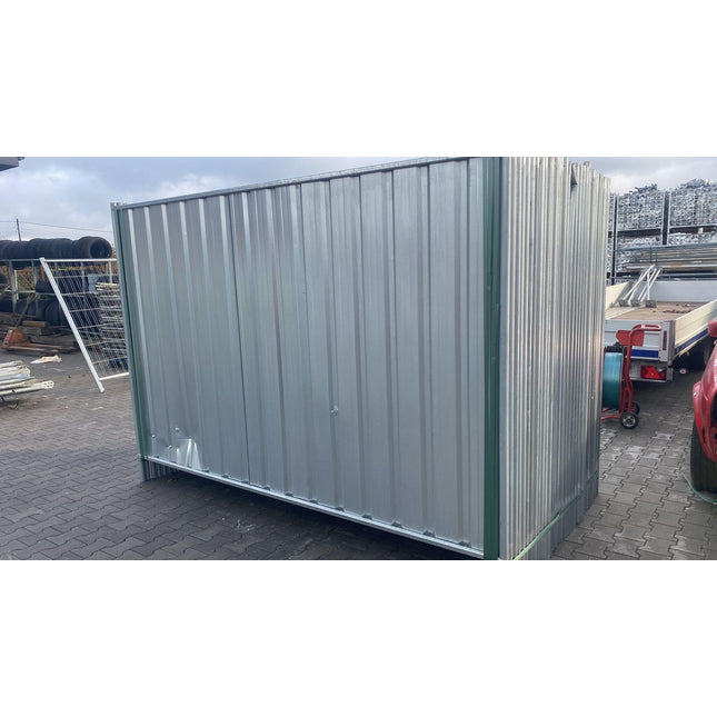 Bauzaun Trapezblech 290x200cm - (B-Ware / Gebraucht ) Sichtschutzzaun BilligerBauzaun 