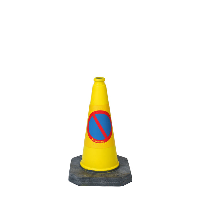 Verkehrshütchen 45 cm beschwert – Leitkegel aus PVC | wetterfester Verkehrskegel Leitkegeln BilligerBauzaun 