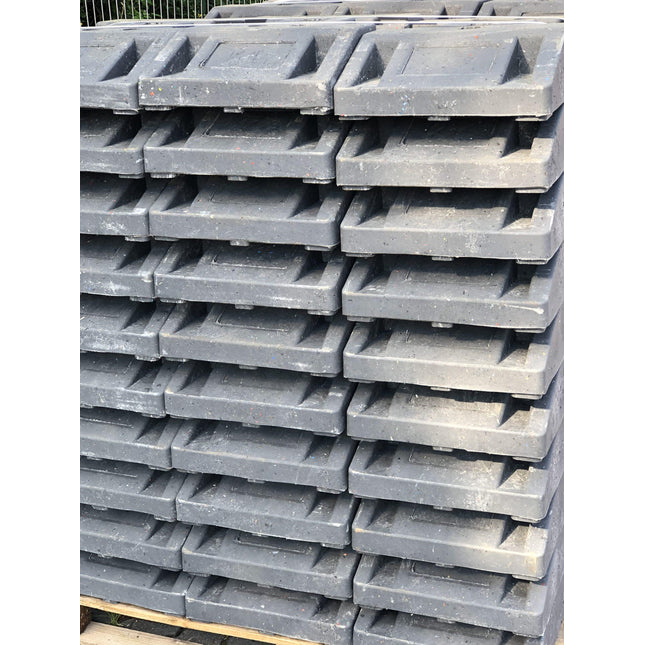 Fußplatte 25kg Bauzaunfuß / Fußplatte BilligerBauzaun 