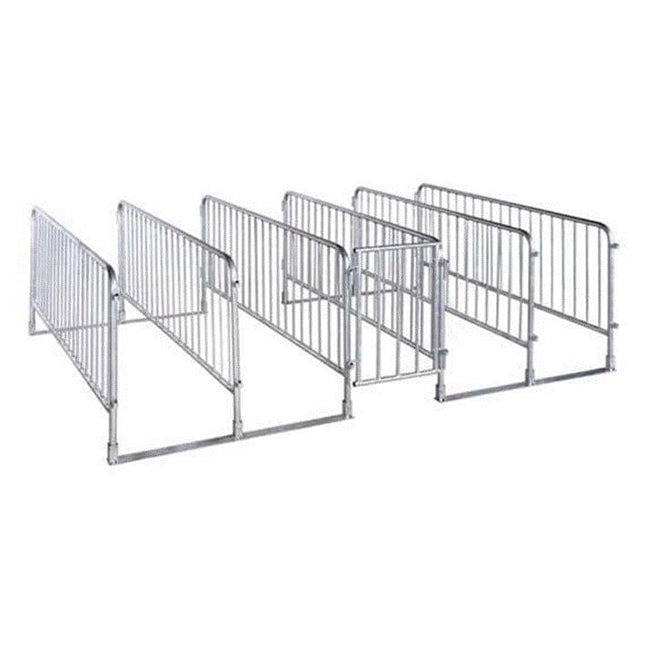 Schleusensystem (6 X Absperrgitter, 4 X Dreifachfuß, 1 X Kopfteil) Event / Veranstaltungen BilligerBauzaun 